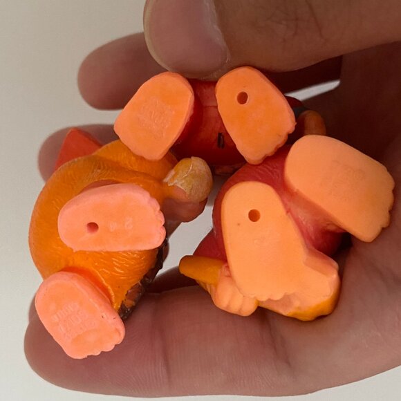 Vintage Lot 6 My Pet Monster Man PVC Figures 1986 Soma - Picture 9 of 10